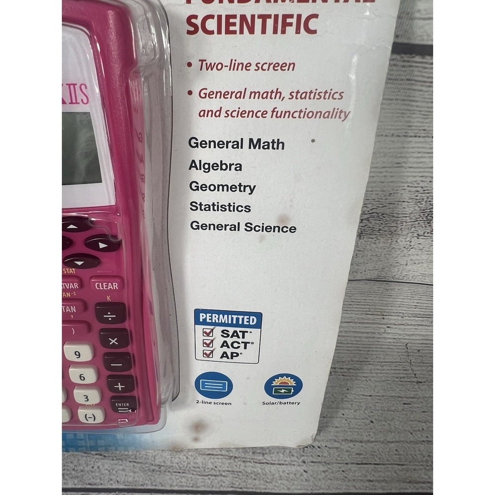NIB Texas Instruments TI-30XIIS Pink Scientific Calculator SAT ACT AP - Picture 2 of 3